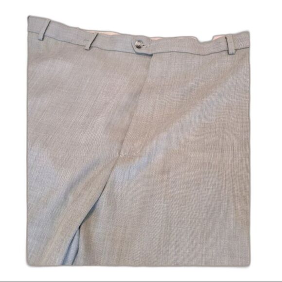 Savane Sharkskin Dress Slacks 50x30 - Picture 2 of 4